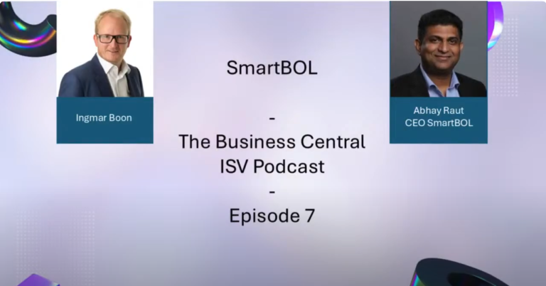 The Business Central ISV Podcast – Episode 7 – SmartBOL